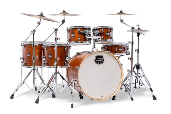 Mapex Mars Maple Natural Satin 5 Pcs Hybrid Shell Pack Drum Set - product image