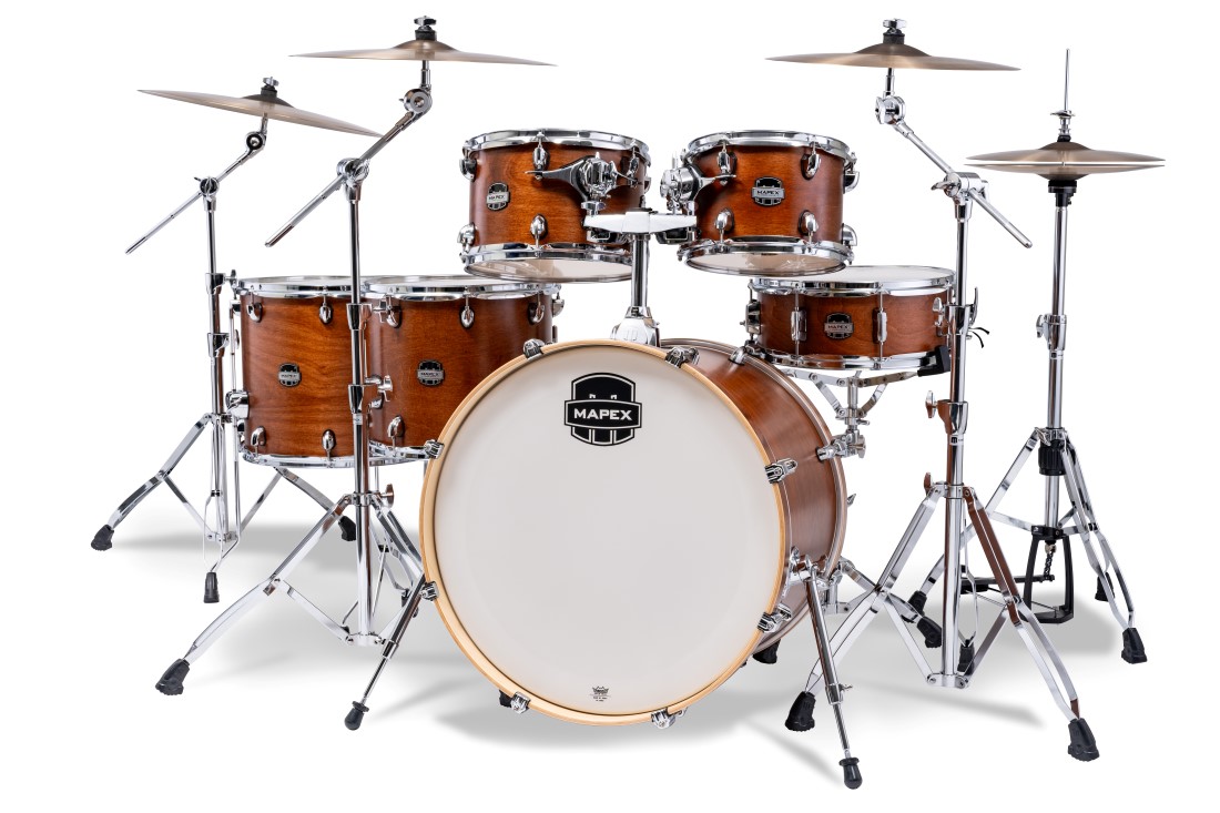 Mapex Mars Maple Natural Satin 5 Pcs Hybrid Shell Pack Drum Set - product image