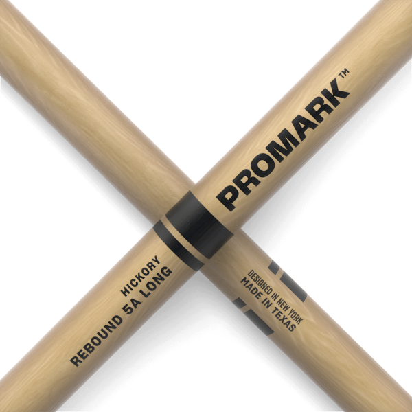Promark 5A Long Wood Tip Rebound Drum Sticks - product image