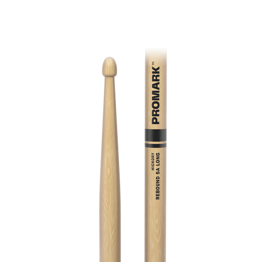 Promark 5A Long Wood Tip Rebound Drum Sticks - product image