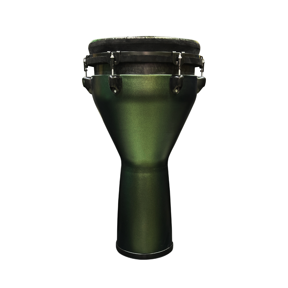 Pluto Green Paint With Cover Djembe 12" - product image