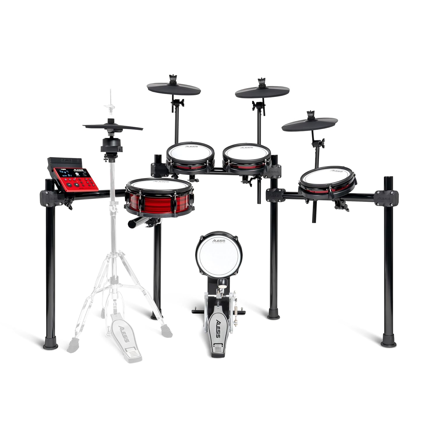 Alesis Nitro Ultimate Nine Piece Electronic Drum Kit With Mesh Heads - product image