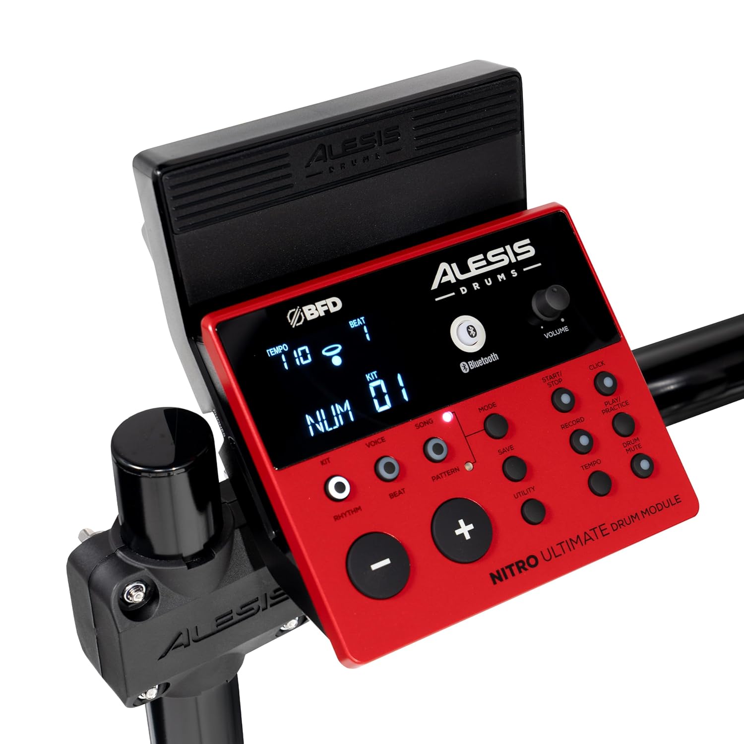 Alesis Nitro Ultimate Nine Piece Electronic Drum Kit With Mesh Heads - product image
