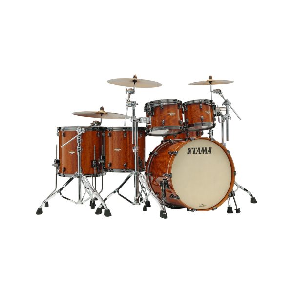 Tama Starclassic Bubinga 6pc Acoustic Drum Shell Pack - Gloss American Cherry - product image
