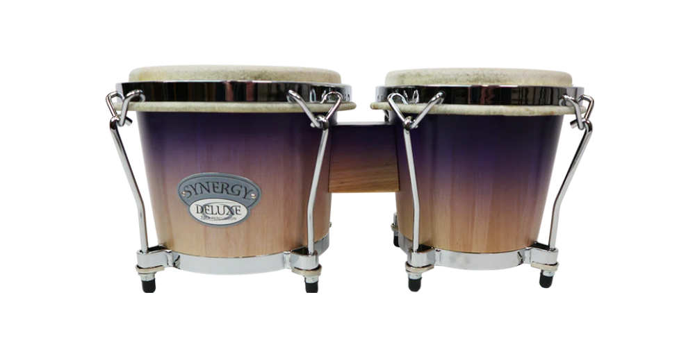 Toca 2150-PF Synergy Deluxe Bongos - Purple Fade - product image