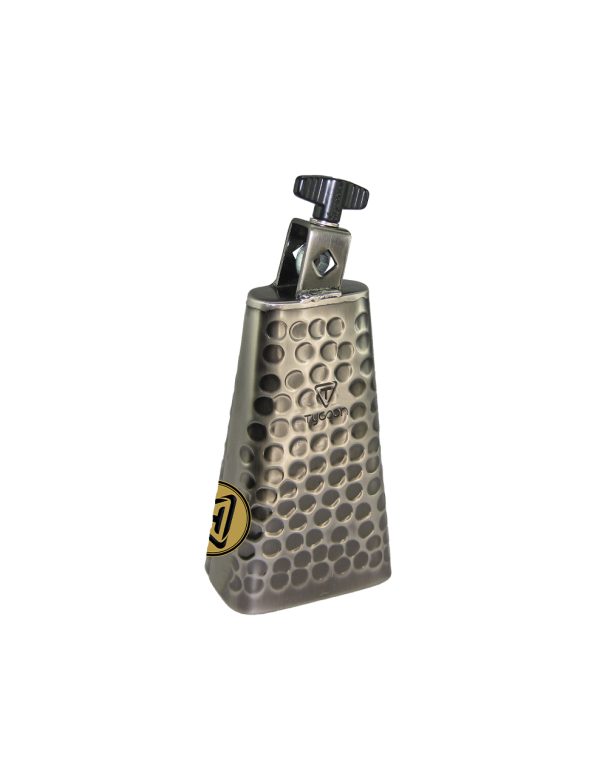Tycoon TWH-65 Hand-Hammered 6.5" Brushed-Chrome Cowbell - product image