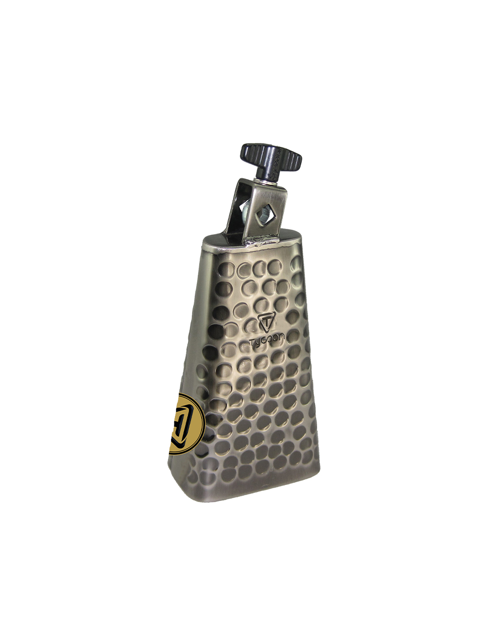 Tycoon TWH-65 Hand-Hammered 6.5" Brushed-Chrome Cowbell - product image