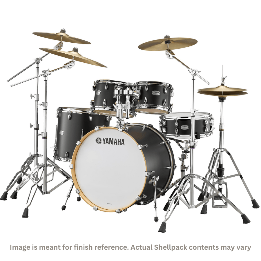 Yamaha Tour Custom Maple 5-Piece Shell Pack Licorice Satin - product image