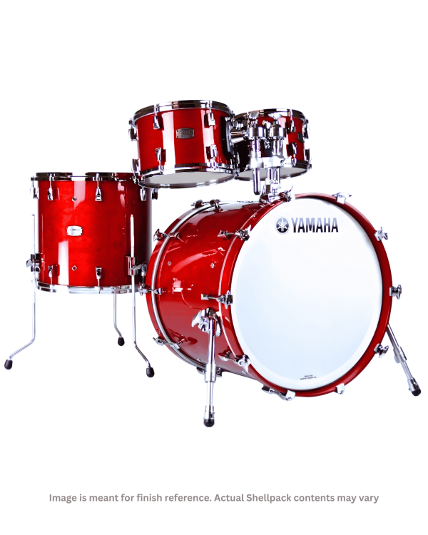 Yamaha Absolute Hybrid Maple 6-Piece Shell Pack – Red Autumn - Yamaha Absolute Hybrid Maple six-piece shell pack in Red Autumn