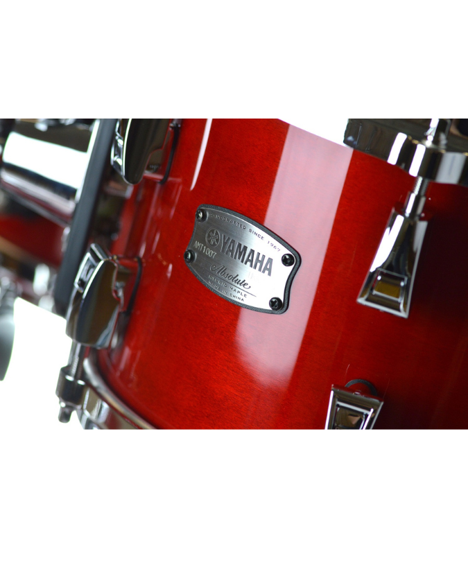 Yamaha Absolute Hybrid Maple 6-Piece Shell Pack – Red Autumn - Yamaha Absolute Hybrid Maple six-piece shell pack in Red Autumn – product image 2