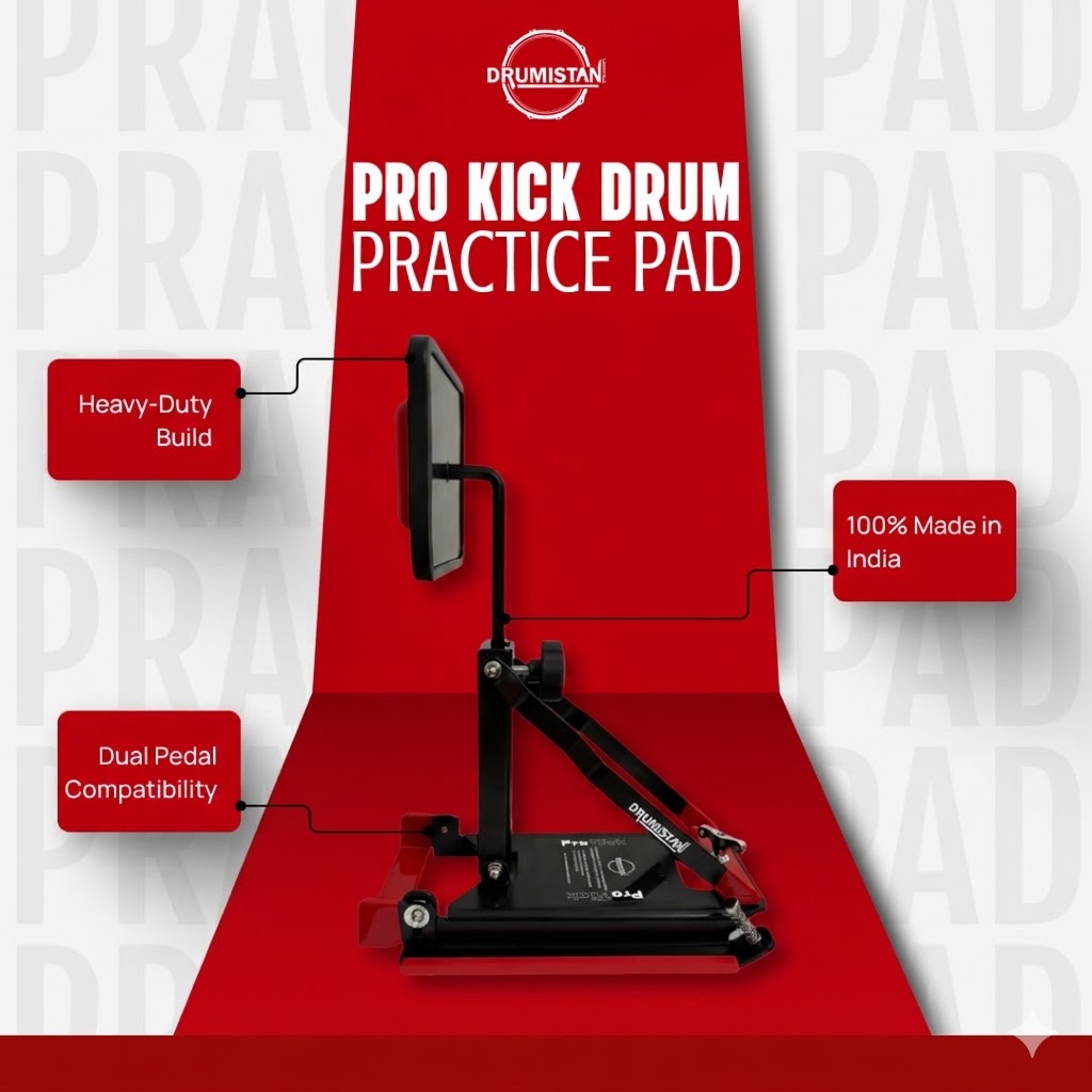 Drumistan Pro Kick Practice Pad Heavy-Duty Double Bass Compatible - product image