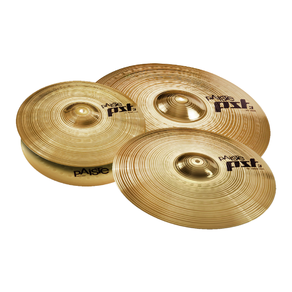 Paiste PST 3 Series Universal Cymbal Pack (14" Hi-Hats / 16" Crash / 20" Ride) - product image