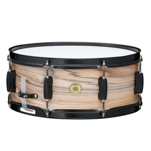 Tama WP1455BK-NZW Woodworks 14"x5.5" Snare Drum - Natural Zebrawood Wrap