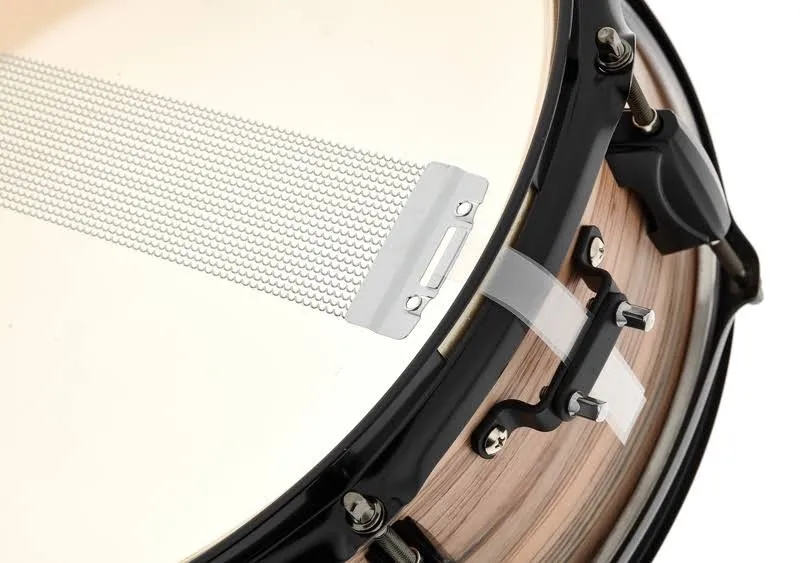 Tama WP1455BK-NZW Woodworks 14"x5.5" Snare Drum - Natural Zebrawood Wrap - product image