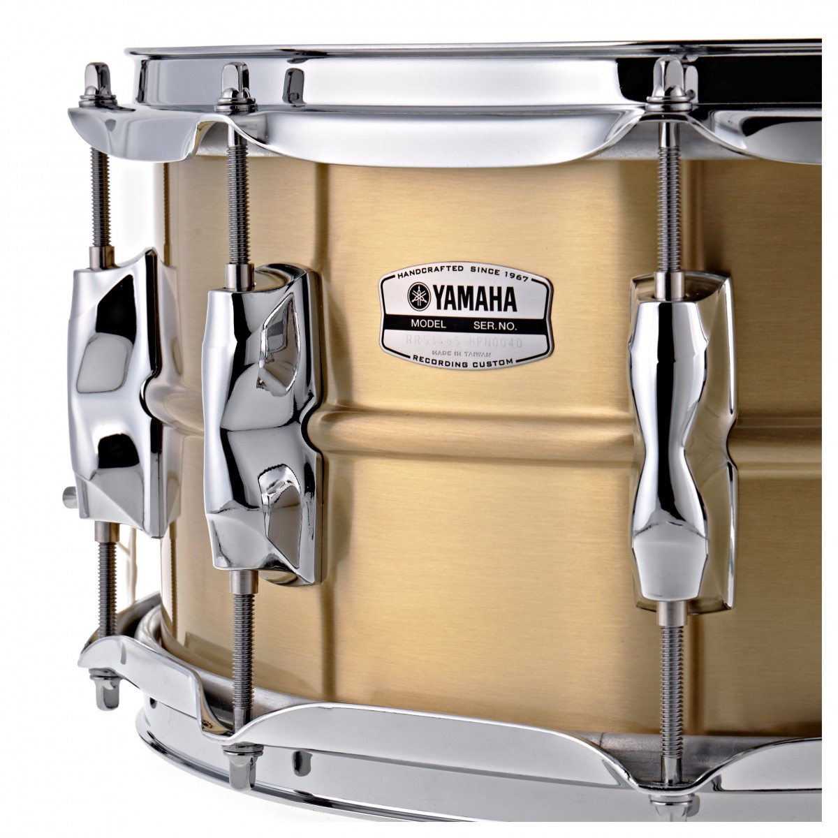 Yamaha RRS1365 Recording Custom Brass Snare Drum - product image