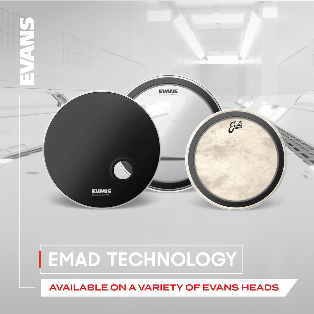Evans EBP-22EMADSYS EMAD System Pack 22" Bass Drumheads - product image