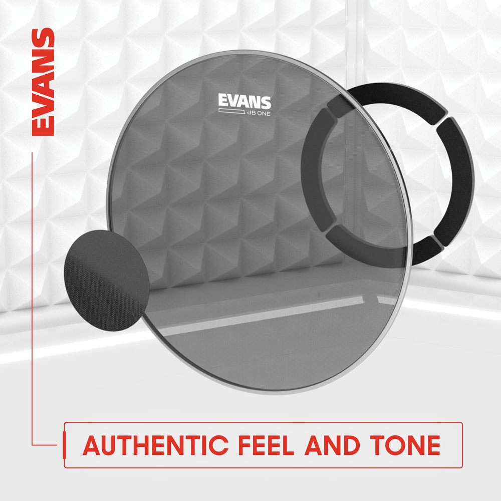 EVANS EPPB-DB1-R dB One Mesh Drumhead Rock Pack System - product image