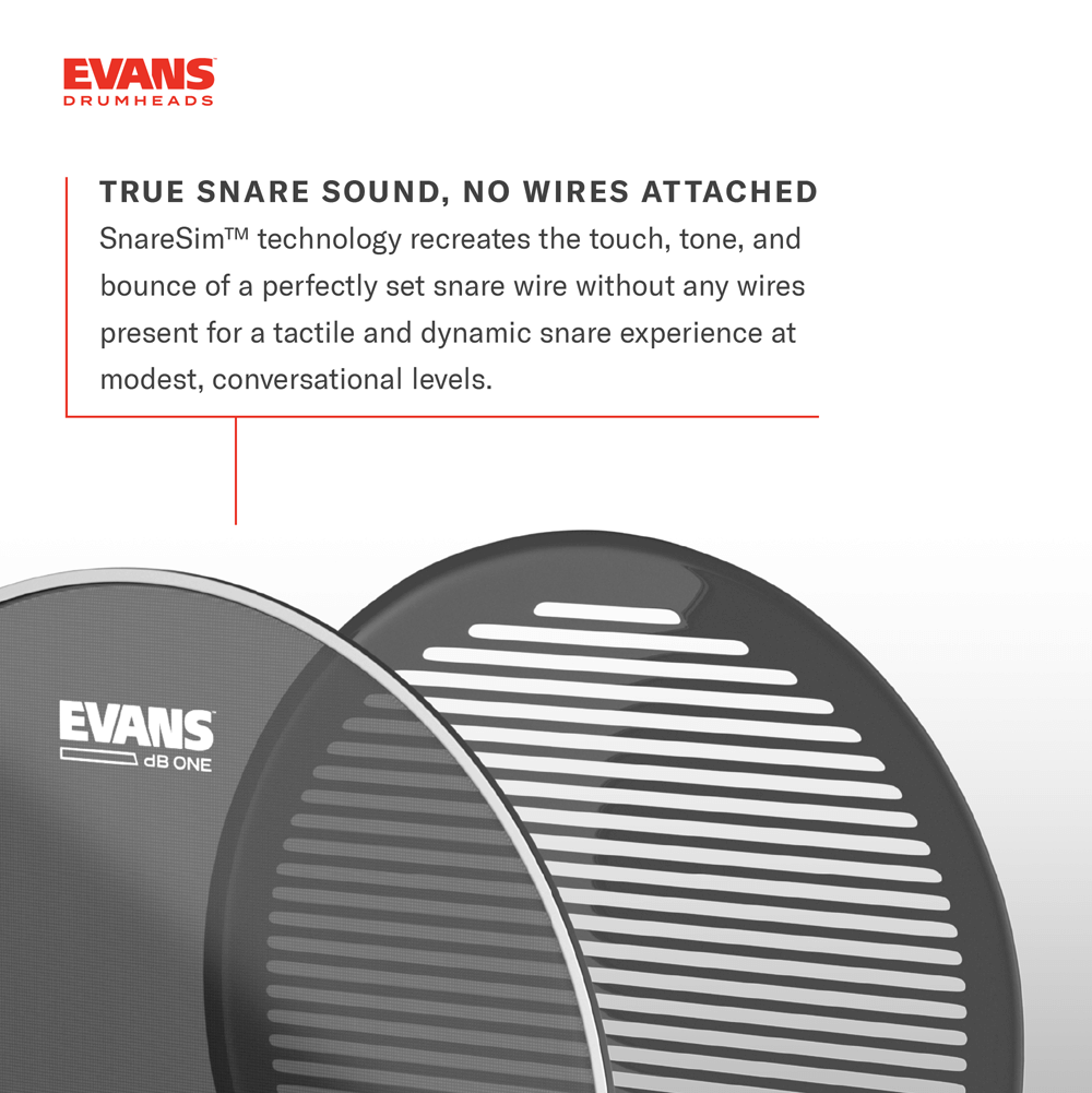 EVANS EPPB-DB1-R dB One Mesh Drumhead Rock Pack System - product image