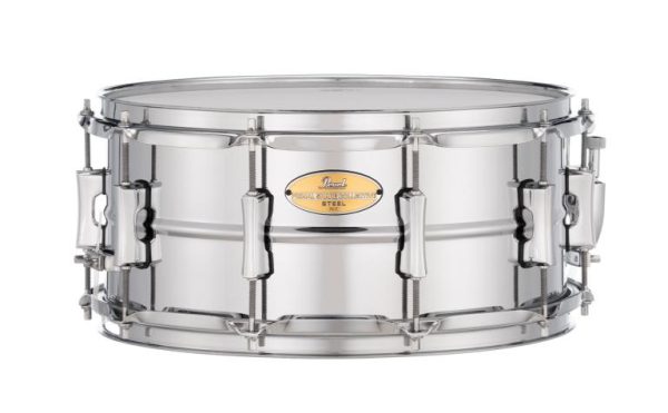 Pearl PSC1465S Primal Snare Collective 14" × 6.5" Steel Snare Drum - product image