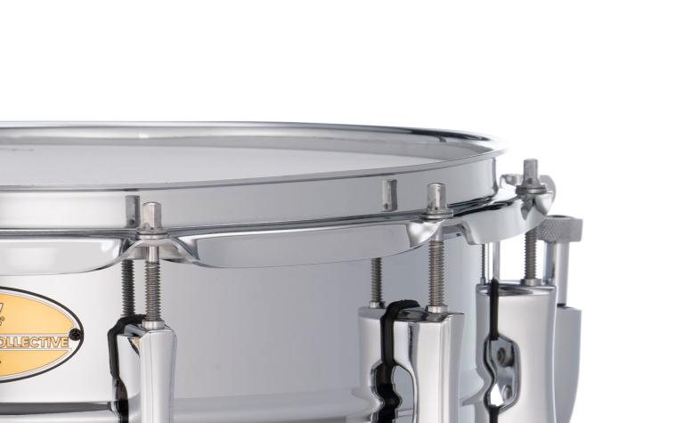 Pearl PSC1465S Primal Snare Collective 14" × 6.5" Steel Snare Drum - product image