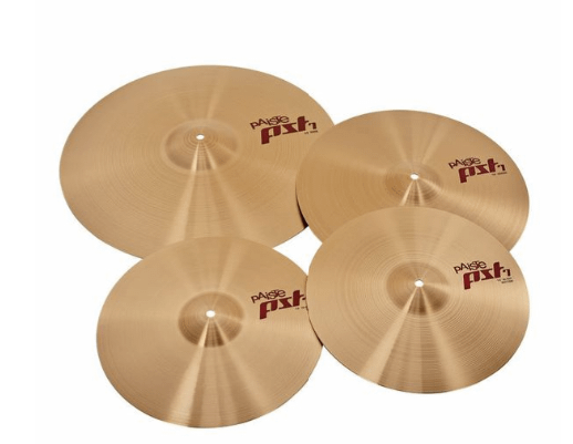 Paiste PST 7 Series 3-Piece Cymbal Pack (14" Hi-Hat / 16" Crash / 20" Ride) - product image