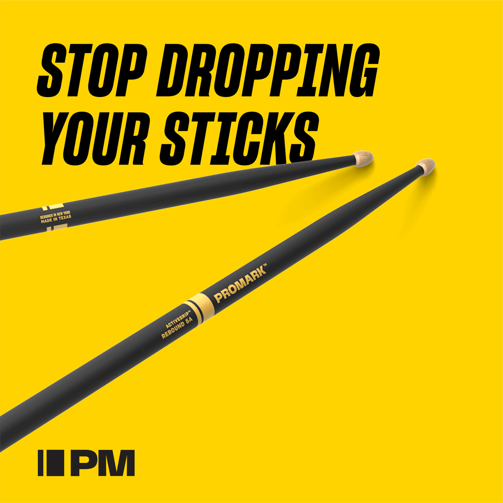 ProMark R5AAG Rebound 5A ActiveGrip Hickory Drumstick - product image