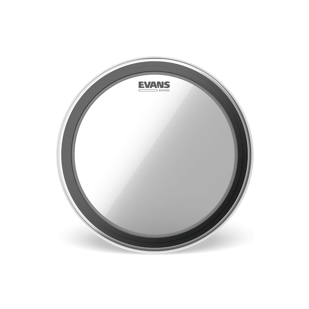 Evans TT16EMAD EMAD Clear 16" Bass Drumhead – Tom Hoop - product image
