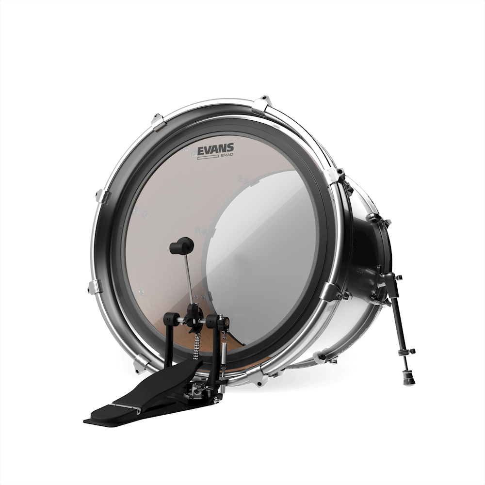 Evans TT16EMAD EMAD Clear 16" Bass Drumhead – Tom Hoop - product image