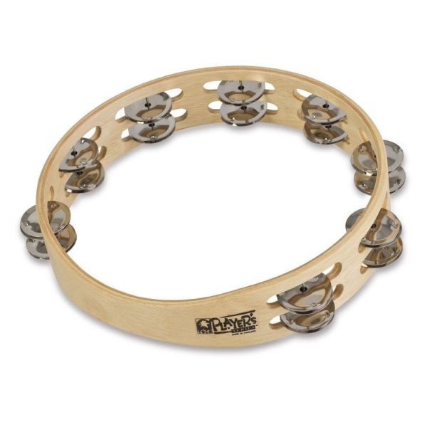 Toca T1010 Player's Wood Tambourine, 10" Double Row - product image