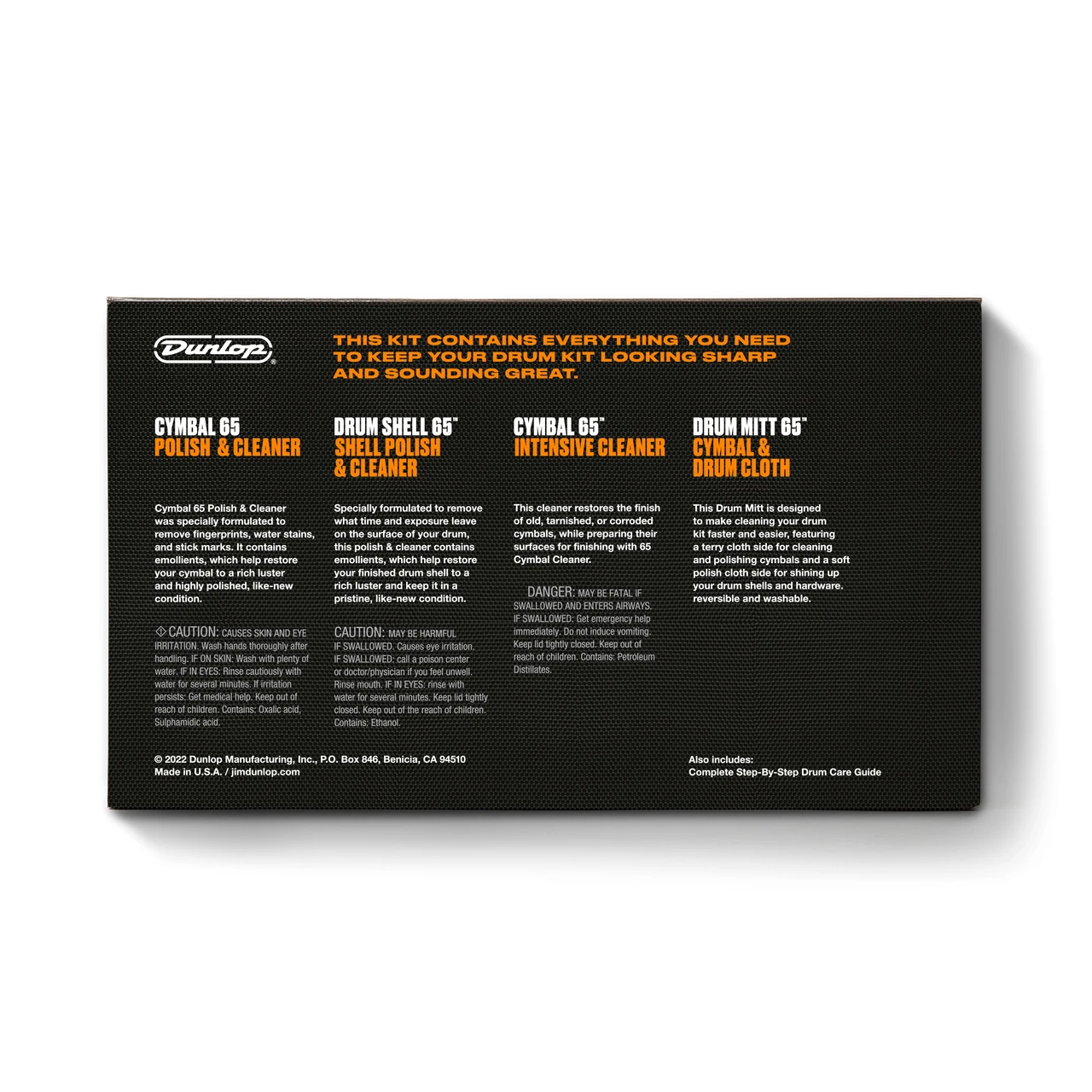 Dunlop 6400 System 65 Cymbal and Drum Care Kit - product image