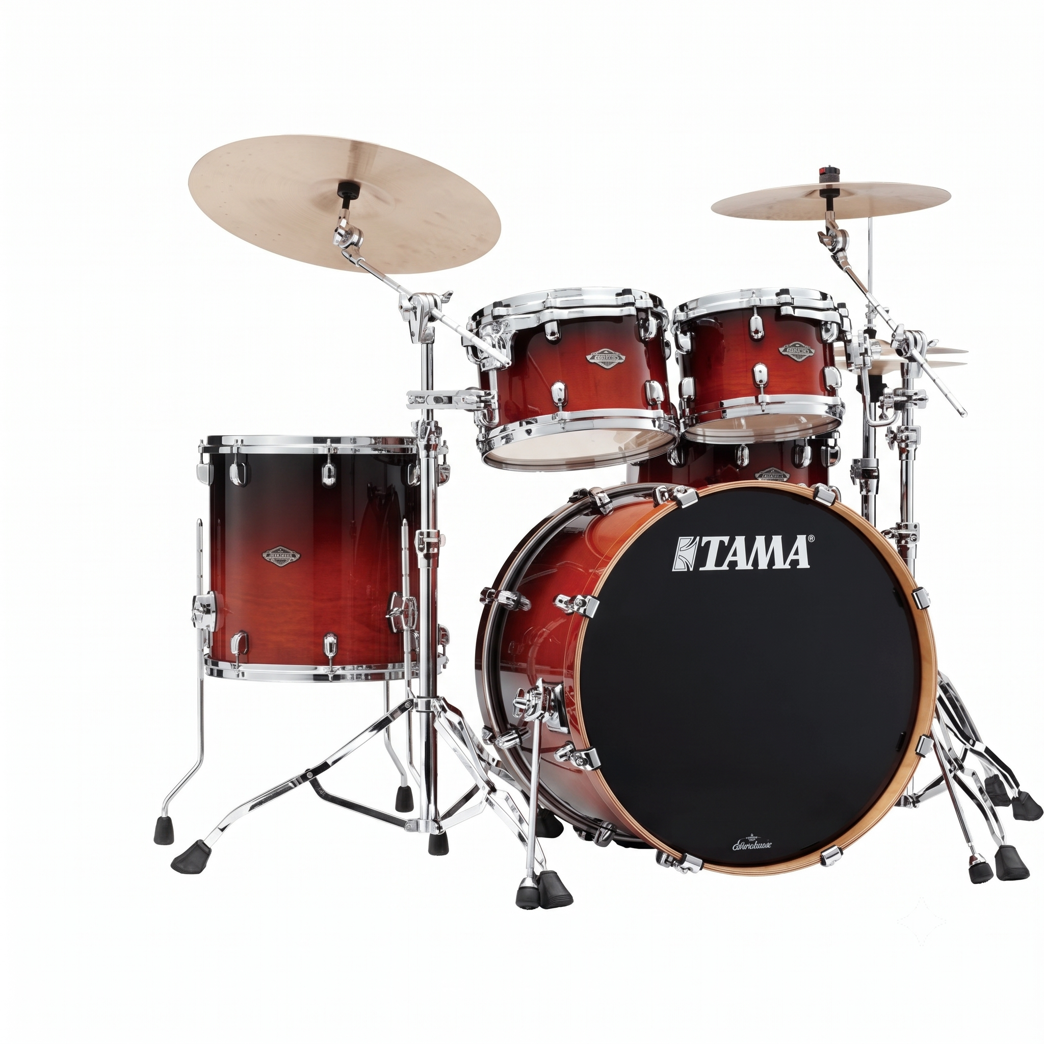 Tama Starclassic Performer 5-piece shell pack in Dark Cherry Fade