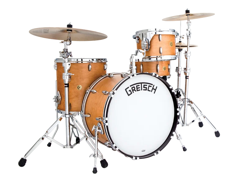 Gretsch Broadkaster Shell Pack – Customisable - Gretsch Broadkaster custom drum kit in Satin Classic Maple