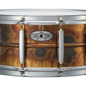 Pearl SensiTone Premium Patina Brass 14×6.5″ Snare Drum – STA1465FBN