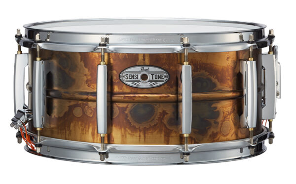 Pearl STA1465FBN SensiTone Premium Patina Brass 14x6.5 snare drum