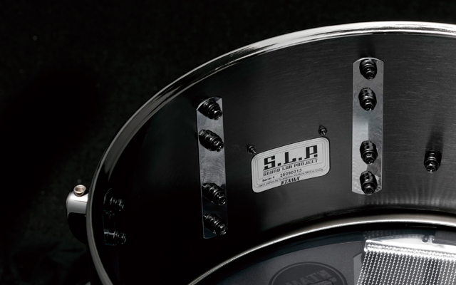Tama S.L.P. Black Brass 1.5mm brass shell interior