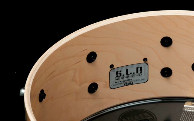 Tama S.L.P. Classic Maple 8-ply maple shell interior