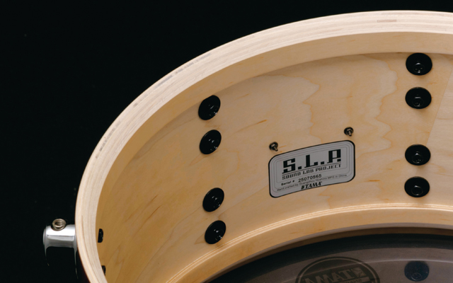 Tama S.L.P. Studio Maple 6-ply maple shell interior
