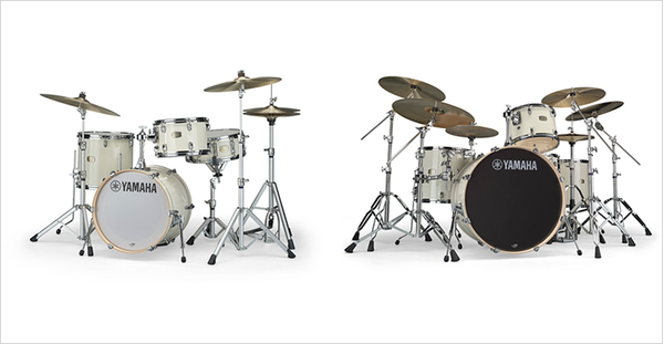 Yamaha Stage Custom Birch drum configuration and shell-size diversity