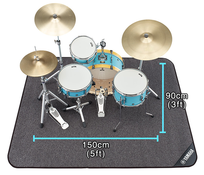 Yamaha Stage Custom Hip compact drum-kit setup for a small venue