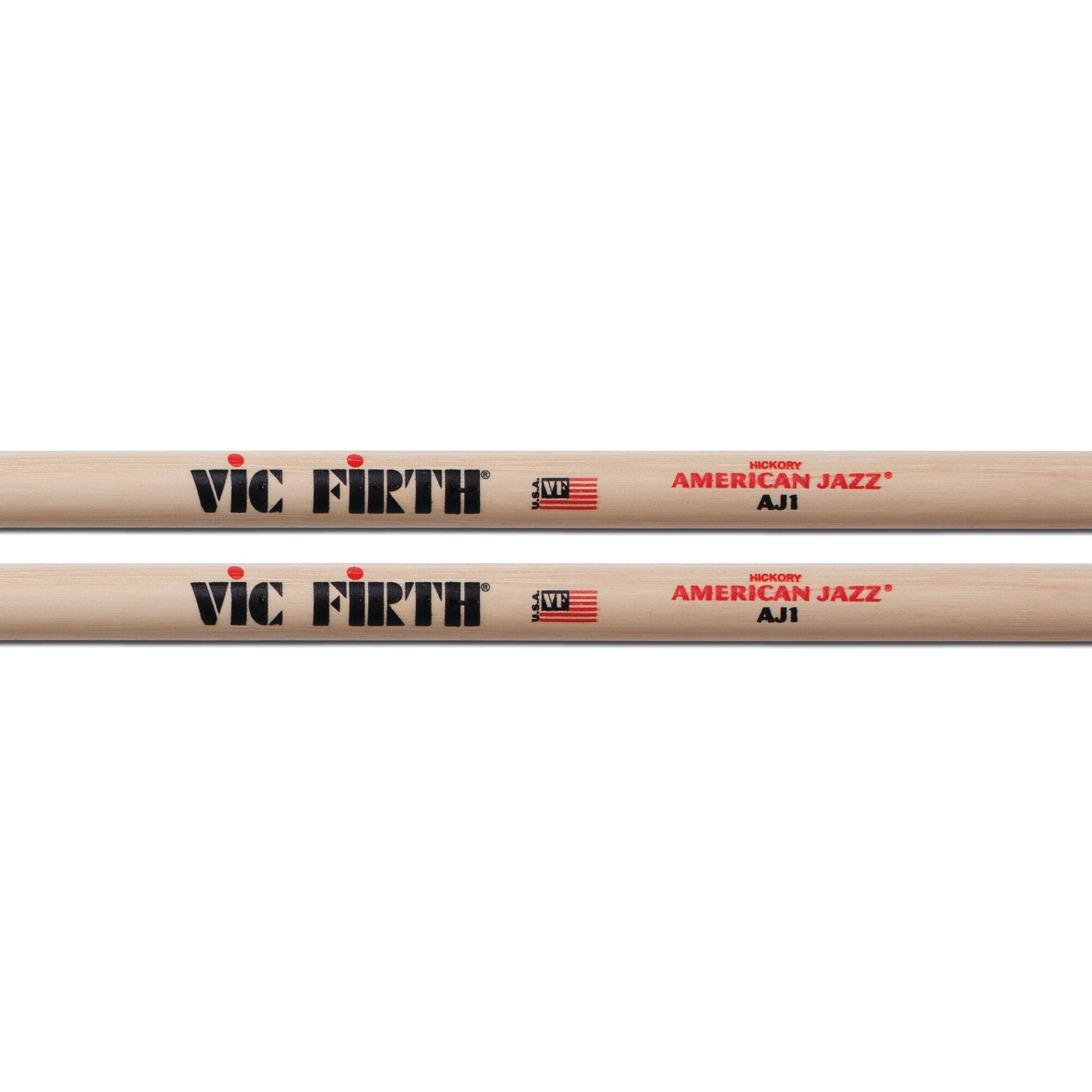 Vic Firth AJ1 Wood Tip American Jazz Drum Sticks imprint