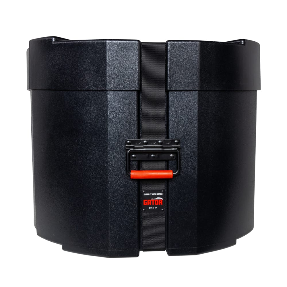 Gator Grooves GPC2014BD Roto-Molded Bass Drum Case (20" x 14") handles