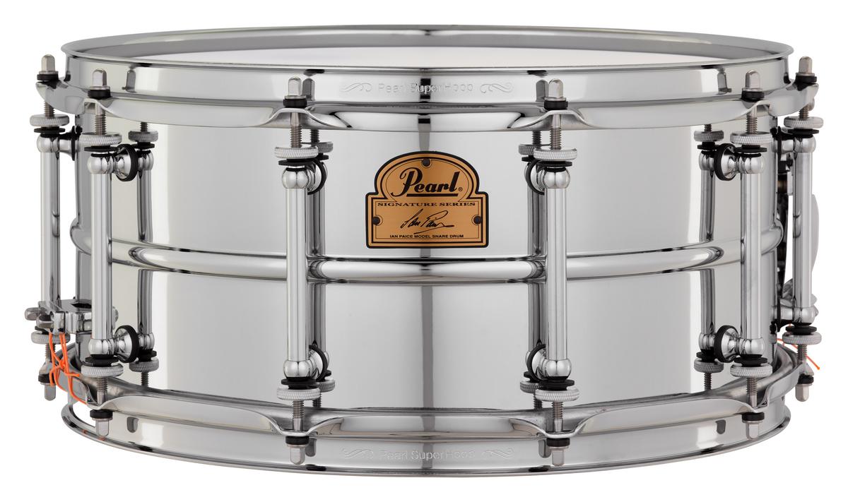 Pearl Ian Paice Signature 14x6.5" Steel Snare Drum