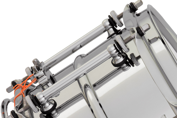 Pearl Ian Paice Signature 14x6.5" Steel Snare Drum brass tube lugs