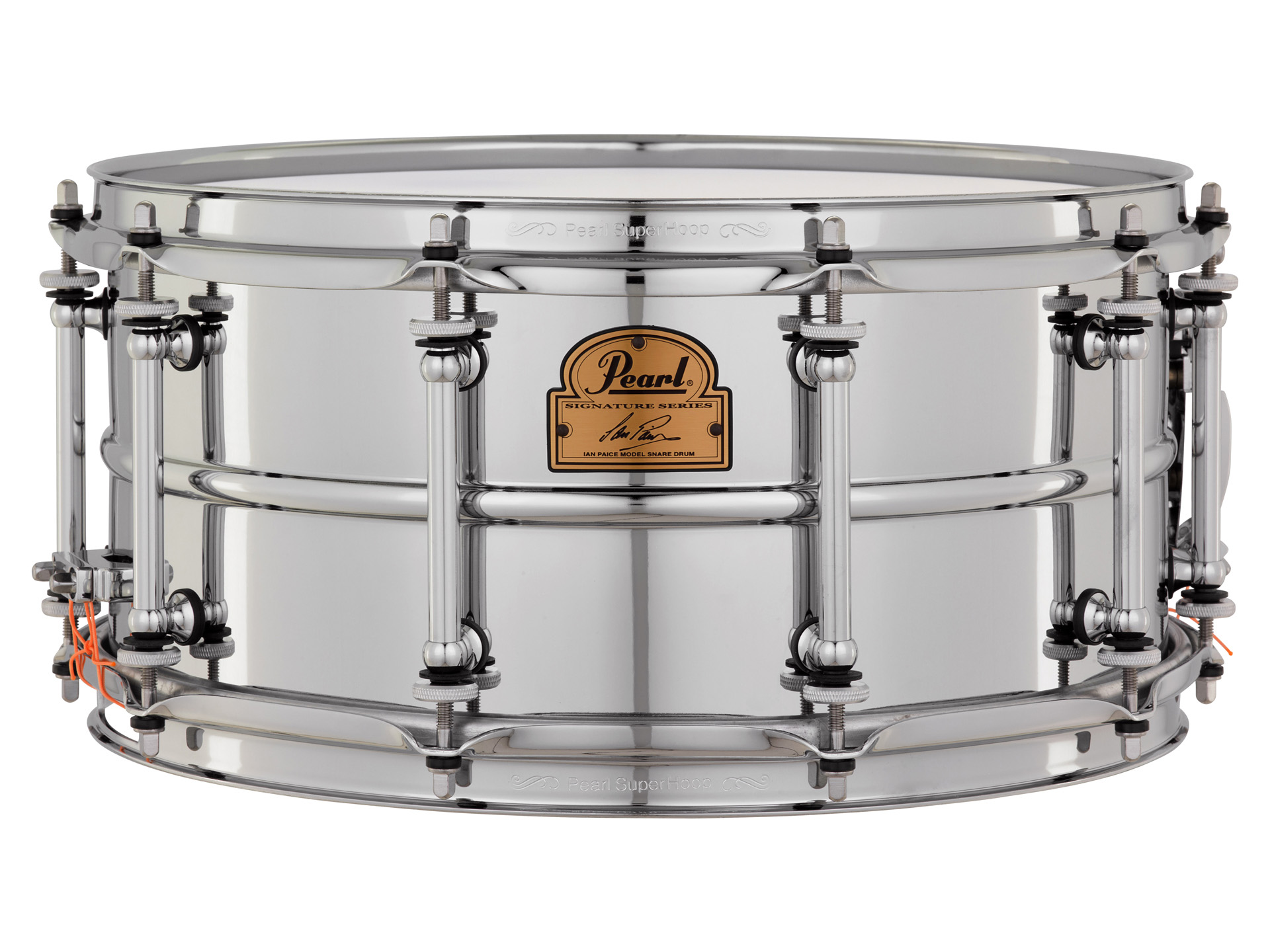 Pearl Ian Paice Signature 14x6.5" Steel Snare Drum - Image 2