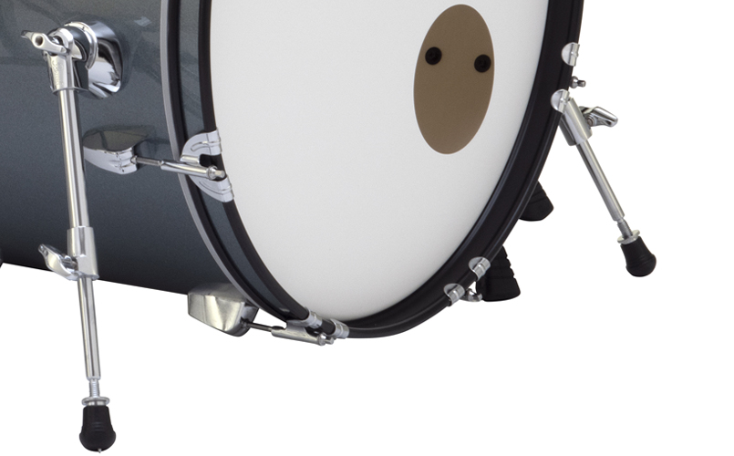 Pearl Roadshow 22" 5-Piece Drum Kit with Hardware, Cymbals and Throne – Jet Black - Image 8
