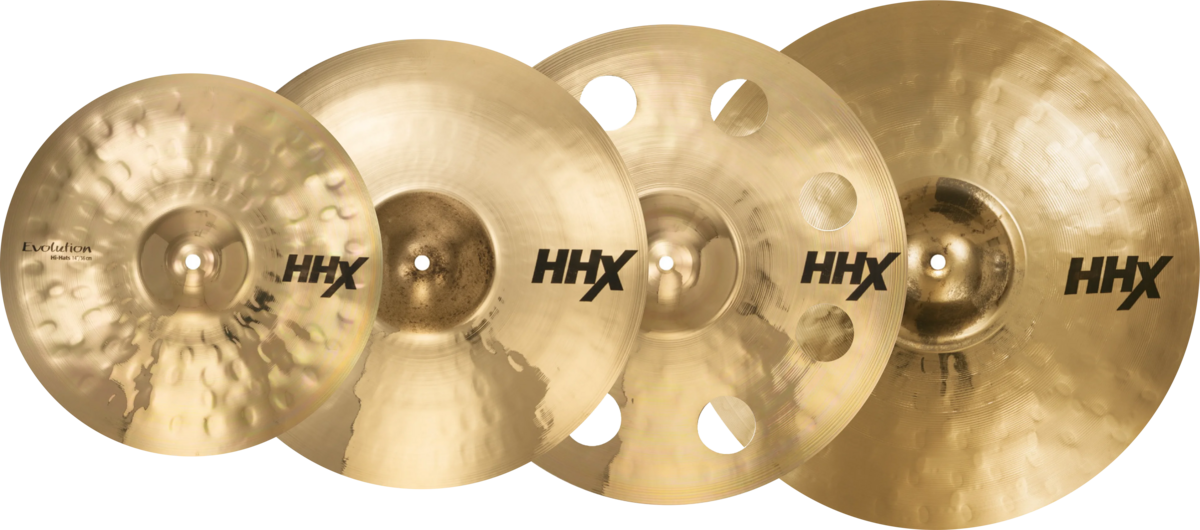 Sabian HHX Evolution Promotional Set cymbals